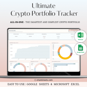 Investment Tracker Crypto Portfolio Spreadsheet Excel & Google Sheets, Cryptocurrency Investment Dashboard