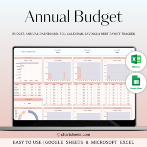 Ultimate Annual Budget Planner in Excel and Google Sheets