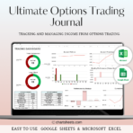 Options Trading Journal Template for Google Sheets and Excel | Win-Loss Strategy Tracking