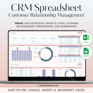 Premium CRM Template in Excel and Google Sheets