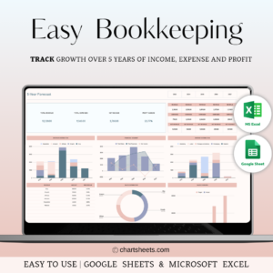 Small Business Bookkeeping Spreadsheet Template Excel & Google Sheets