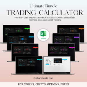 Ultimate Trading Position Size Calculator in Excel - for Stocks, Crypto, Options, and Forex (8 Color Themes)