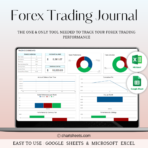 Forex Trading Journal Template in Google Sheets and Excel