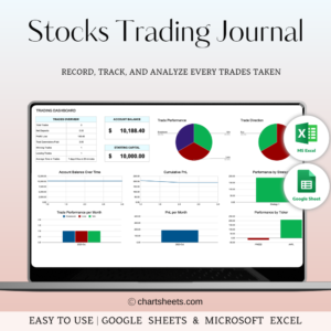 Stocks Trading Journal in Excel and Google Sheets