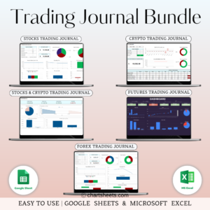 The Ultimate Trading Journals in Google Sheets & Excel for Futures, Stocks, Stocks & Crypto, Forex, Crypto