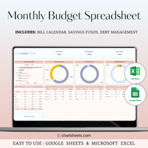 Ultimate Monthly Budget Planner in Excel and Google Sheets