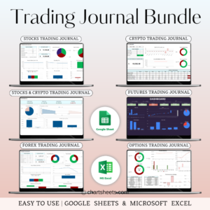 Ultimate Trading Journals in Google Sheets & Excel for Futures, Stocks, Stocks & Crypto, Forex, Crypto, Options