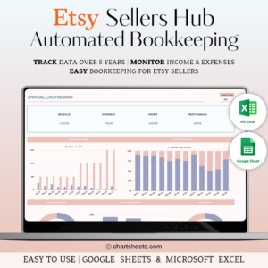 Ultimate Etsy Sellers Spreadsheet in Excel and Google Sheets