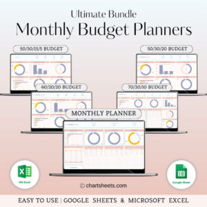 Ultimate Monthly Budget Spreadsheets