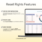 PLR Income and Expense Tracker Spreadsheet Template in Excel and Google Sheets - Resell Rights | Chartsheets.com