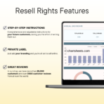 PLR Easy Bookkeeping Spreadsheet for Etsy Sellers - Excel & Google Sheets with CSV Upload - Resell Rights - Chartsheets.com