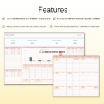 PLR Bill Calendar Spreadsheet Template for Excel and Google Sheets, Smart Bill Planner with Payment Dashboard, Resell Rights