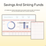 PLR 50/30/15/5 Monthly Budget Spreadsheet Template for Excel and Google Sheets - Resell Rights | Chartsheets.com