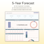 PLR Easy Bookkeeping Spreadsheet for Etsy Sellers - Excel & Google Sheets with CSV Upload - Resell Rights - Chartsheets.com