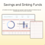 PLR Annual Budget Spreadsheet Template, Yearly Budget Planner in Excel & Google Sheets with Resell Rights