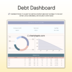 PLR 50/30/15/5 Monthly Budget Spreadsheet Template for Excel and Google Sheets - Resell Rights | Chartsheets.com