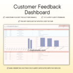 PLR Client Tracker & Management Spreadsheet Template for Excel and Google Sheets, featuring resell rights for entrepreneurs