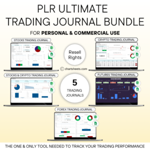 Bundle Trading Journals 5 in 1