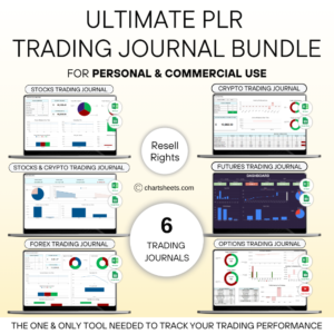 Bundle Trading Journals 6 in 1