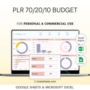 PLR 70/20/10 Monthly Budget Spreadsheet