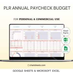 PLR Annual Budget by Paycheck Spreadsheet