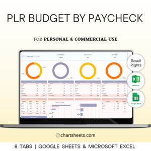 PLR Budget by Paycheck Spreadsheet