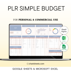 PLR Simple Budget Planner Excel