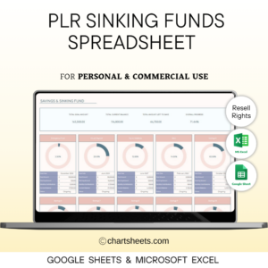 PLR Sinking Funds Tracker Spreadsheet