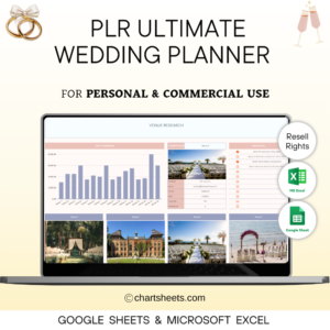 PLR Wedding Planning Spreadsheet Template